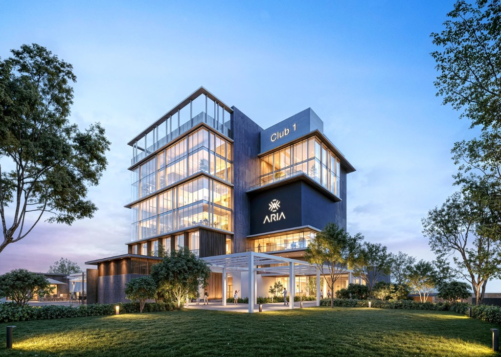 Aria Club One — social and amenity space