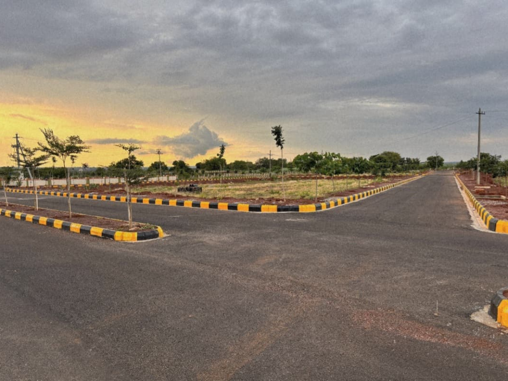 Internal BT roads at sunset