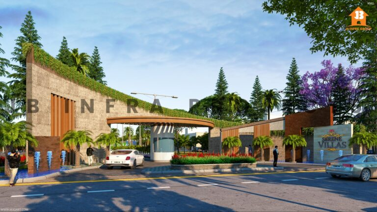 Grand entrance to JB's Serene County