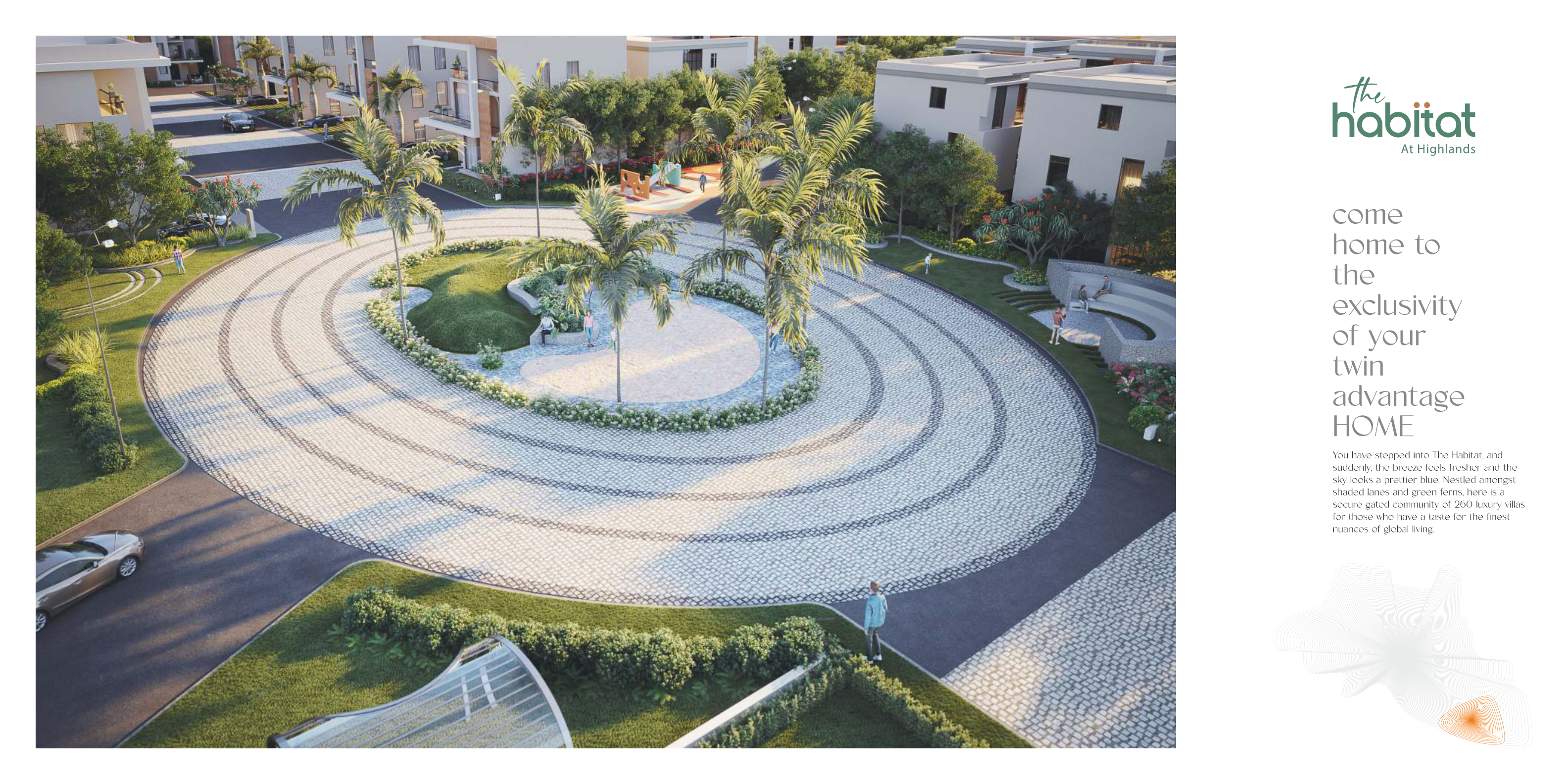 The Habitat community plaza